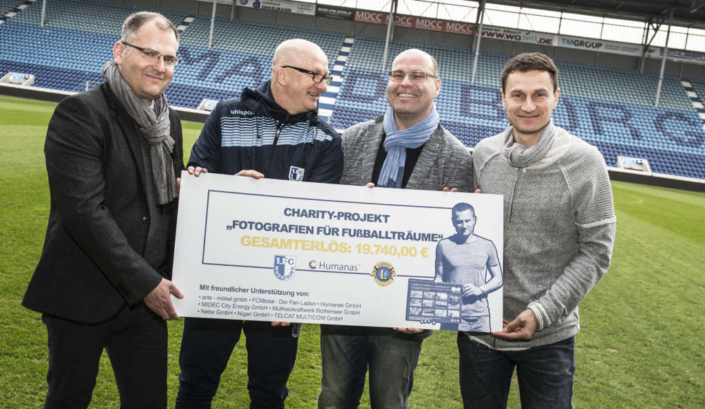 „Fotografien für Fußballträume“ – Charity Projekt erzielt 19.740,00 €