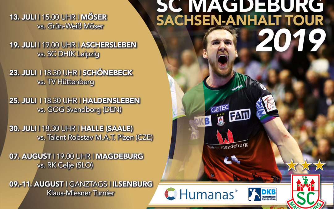 Humanas auf Sommertour mit dem SC Magdeburg