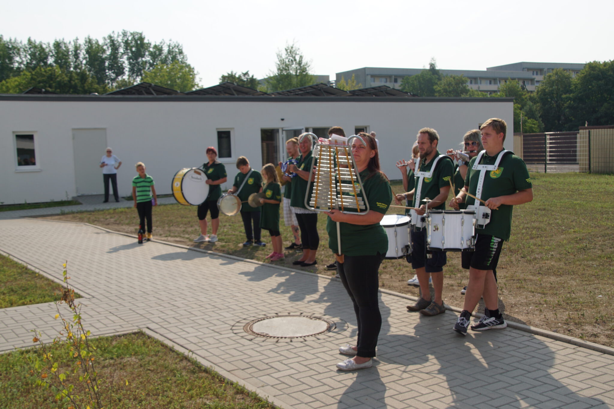 Doppelgeburtstag mit Spielmannszug