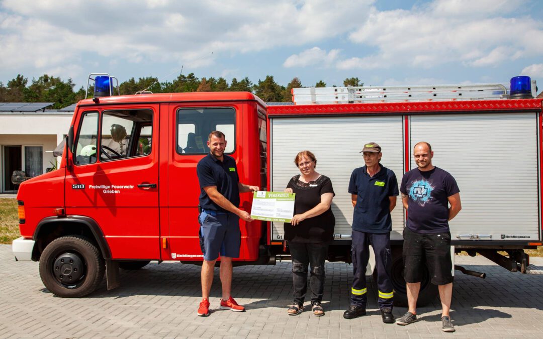 Nordic Walking in Grieben für die Freiwillige Feuerwehr
