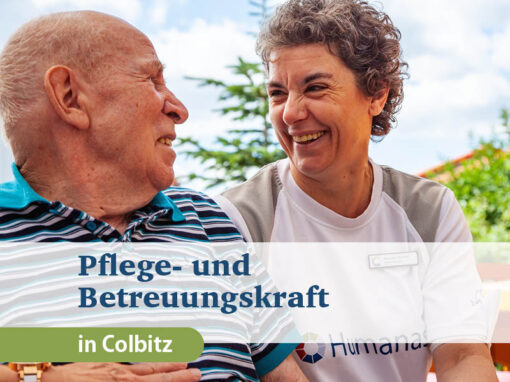 Pflege- und Betreuungskraft (m/w/d) am Standort Colbitz