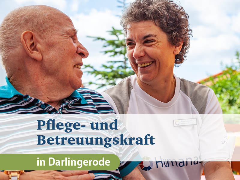 Pflege- und Betreuungskraft (m/w/d) am Standort Darlingerode