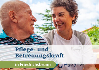 Pflege- und Betreuungskraft (m/w/d) am Standort Friedrichsbrunn