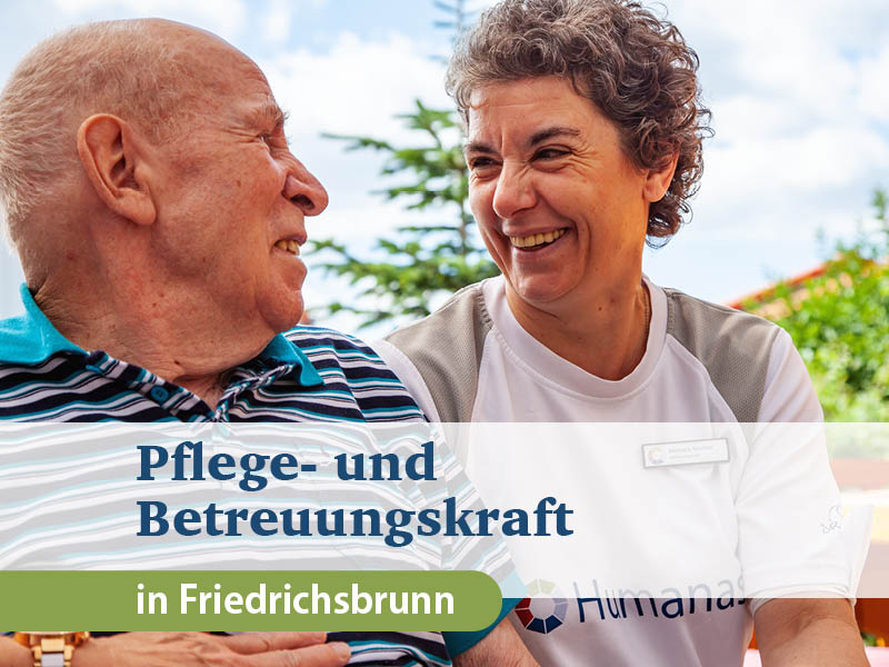 Pflege- und Betreuungskraft (m/w/d) am Standort Friedrichsbrunn