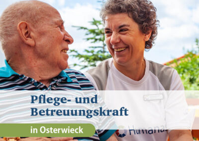 Pflege- und Betreuungskraft (m/w/d) am Standort Osterwieck