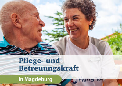 Pflege- und Betreuungskraft (m/w/d) am Standort Magdeburg
