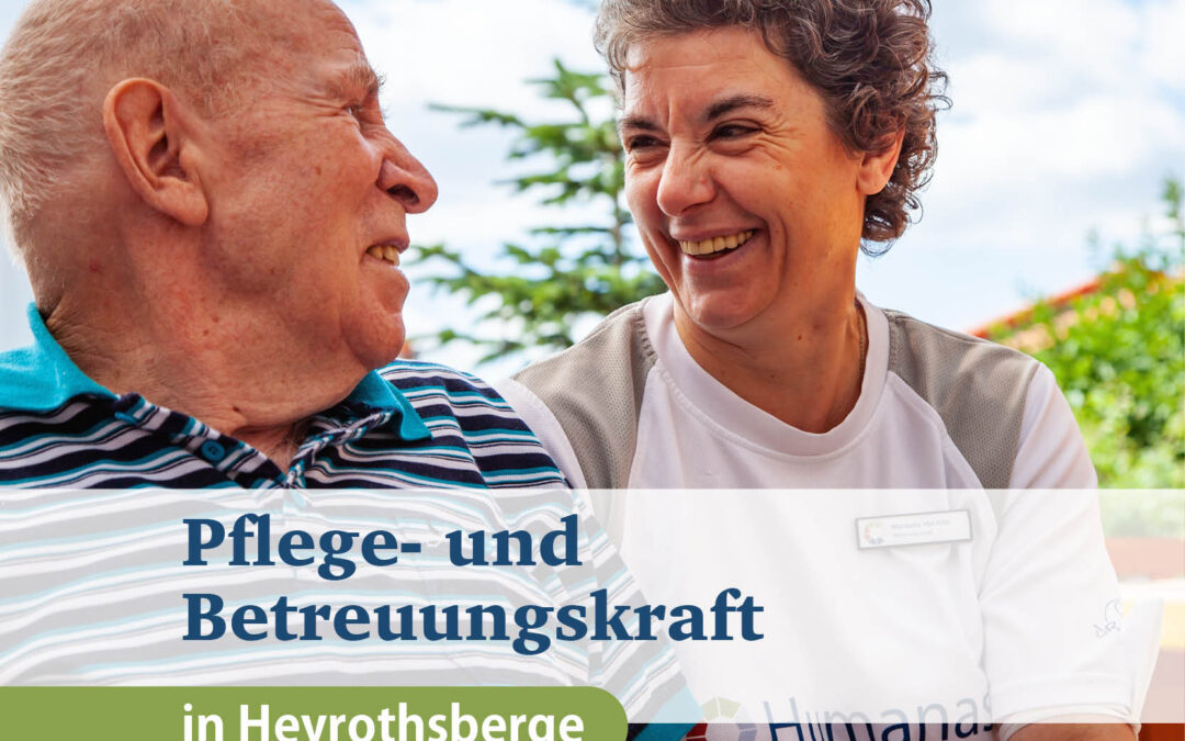 Pflege- und Betreuungskraft (m/w/d) am Standort Heyrothsberge