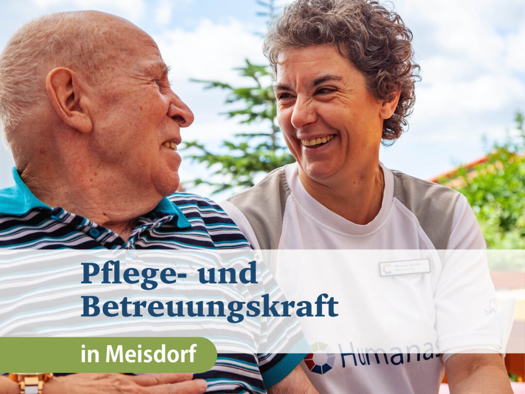 Pflege- und Betreuungskraft (m/w/d) am Standort Meisdorf
