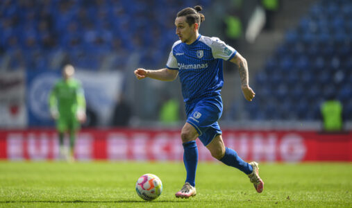 26. Spieltag, 2. Bundesliga 2022/2023, 1. FC Magdeburg gegen F.C. Hansa Rostock 3:0 (1:0) am 02.04.2023 in der MDCC-Arena in Magdeburg. Foto: 1. FC Magdeburg