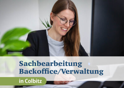 Sachbearbeitung Verwaltung/Backoffice (m/w/d) am Standort Colbitz