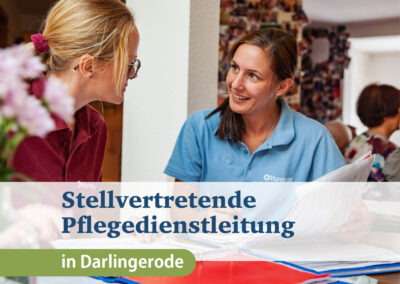 Stellvertretende PflegedienstleiterIn (m/w/d) am Standort Darlingerode