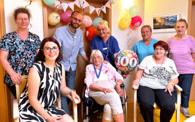 Wohnpark Zielitz feiert 100. Geburtstag von Hanna Heuer