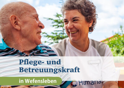 Pflege- und Betreuungskraft (m/w/d) am Standort Wefensleben