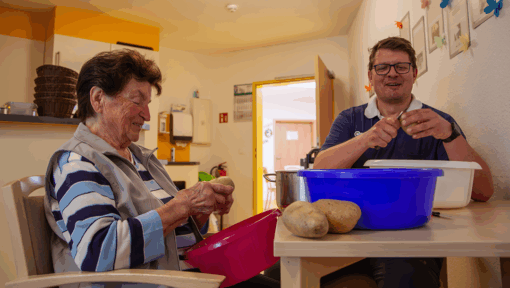 „Heute hat mich der Koch gewaschen“