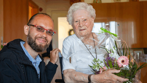 Überraschungsbesuch zum 104. Geburtstag in Tangermünde