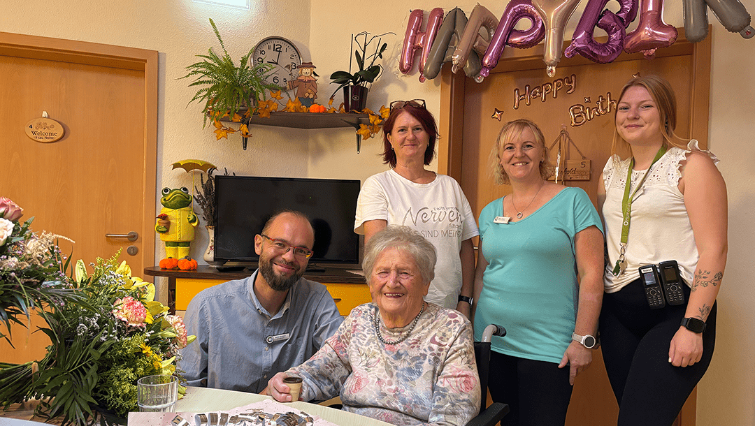 Wohnpark Schackensleben feiert 103. Geburtstag von Erika Weinhold