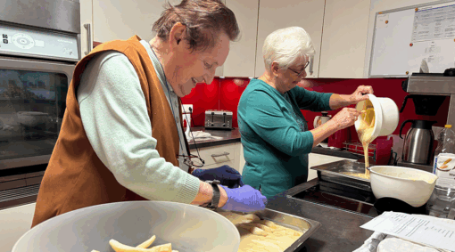 Backen für die Humanas-Gemeinschaft in Colbitz