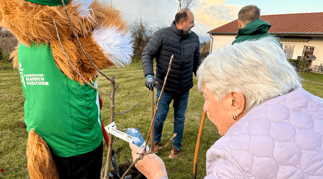 Dankeschön-Baum für den Humanas-Wohnpark Tangermünde