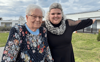 Ungewöhnlicher Umzug im Wohnpark Grieben