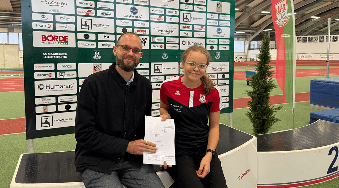 Humanas unterstützt Para-Leichtathletin Hannah Jannack