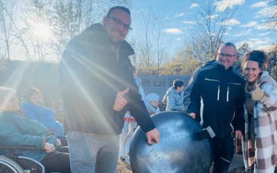 Neue Feuerschale nach Diebstahl für Schwanebecker Wohnpark