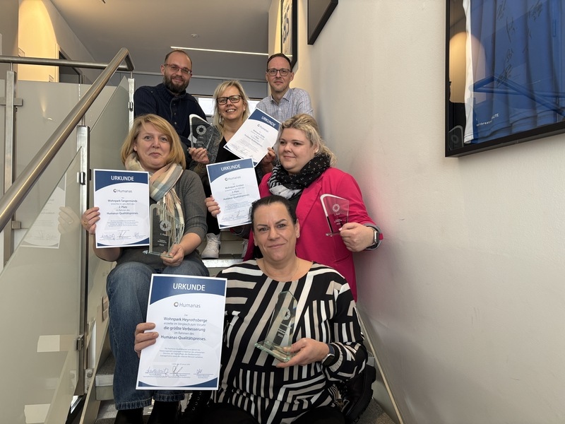 Herausragende Wohnpark-Qualität bei Humanas ausgezeichnet