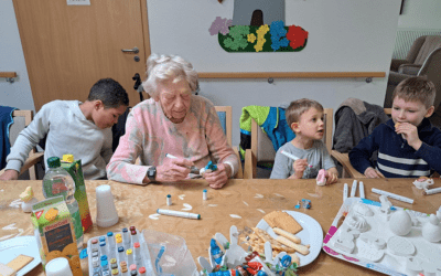 Kinder basteln für Ostern in Wefensleben und Brehna