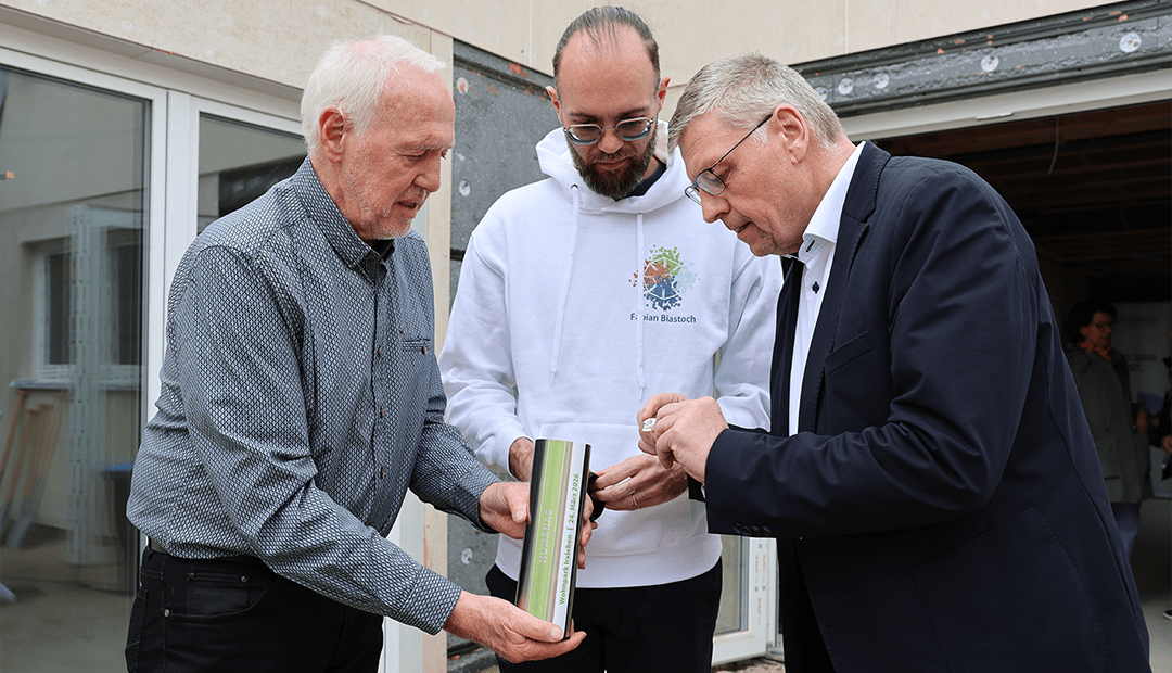 Zeitkapsel auf Wohnpark-Baustelle in Irxleben vergraben