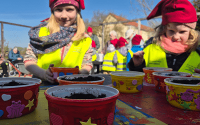 Samenbomben-Aktion mit Kita-Kindern in Tangerhütte