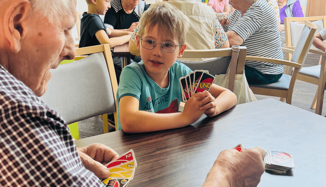 Vorschulkinder bringen Schwung in den Wohnpark Ballenstedt
