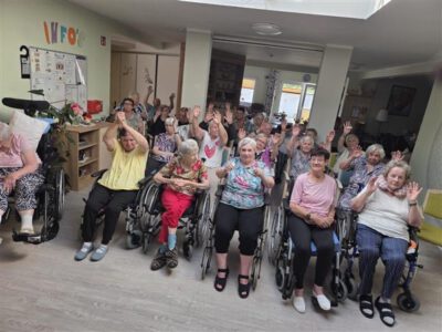 Der Wohnpark Schwanebeck bedankt sich für den musikalischen Besuch. Foto: Humanas