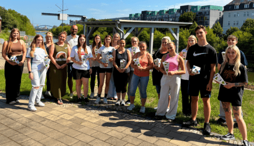 Schön, dass ihr Teil unseres Teams geworden seid! Foto: Humanas