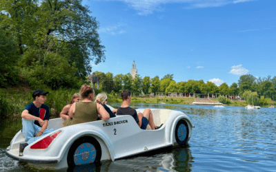 Ausbildungsstart mit Tretbootfahrt