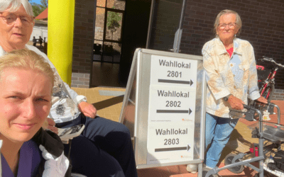 Landtagswahl von Wohnpark-Teams begleitet