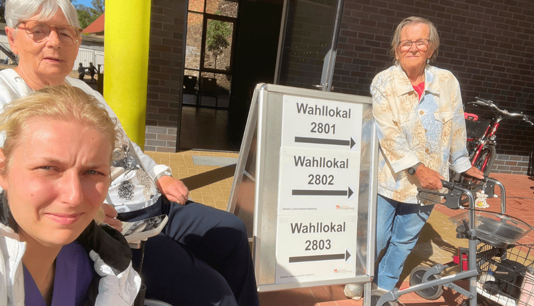 Landtagswahl von Wohnpark-Teams begleitet