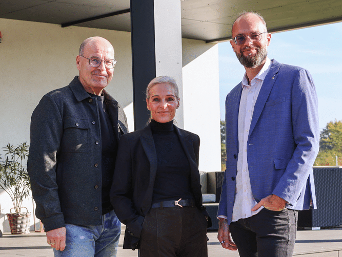 Dr. Biastoch (l.), Ina Kadlubietz und Fabian Biastoch sind Geschäftsführende von Humanas. Foto: Humanas